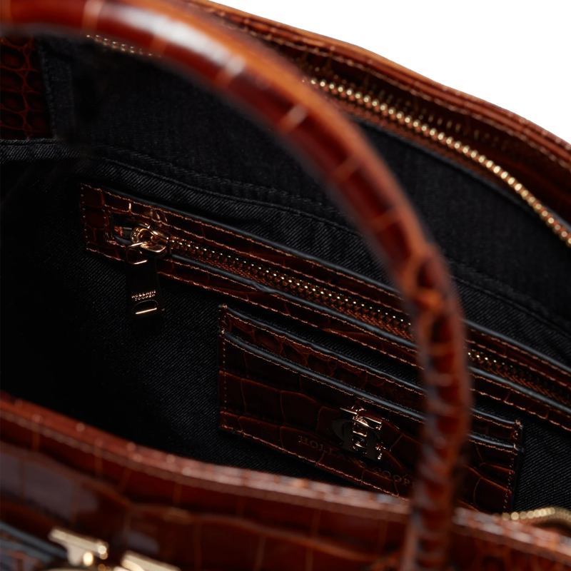 Holland Cooper The Brompton Tote - Tan Croc-3